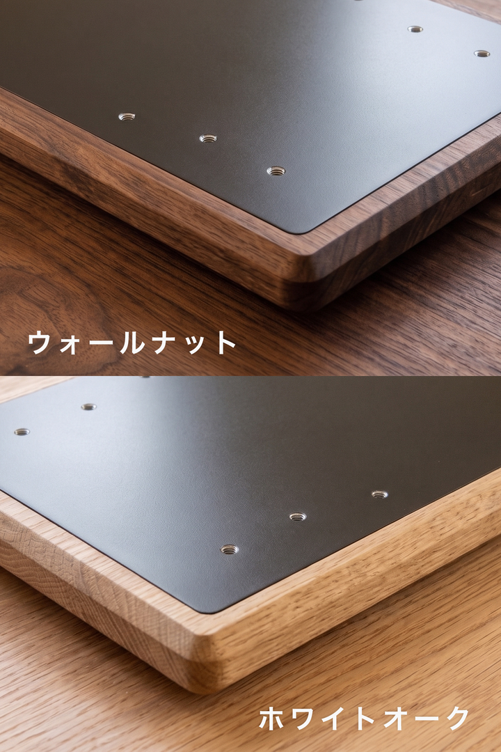 ワールドガジェッツ デスクシェルフ 無垢材+鉄製プレート